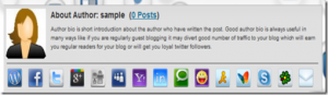 social author bio