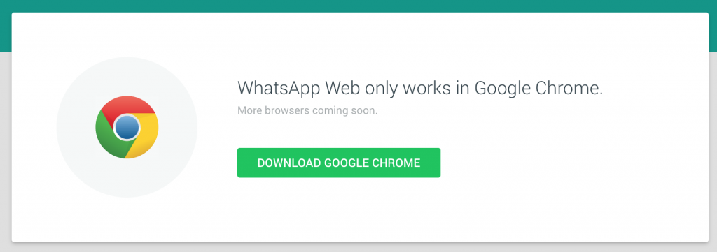 google chrome whatsapp