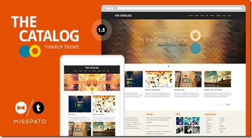 Catalog Tumblr Theme