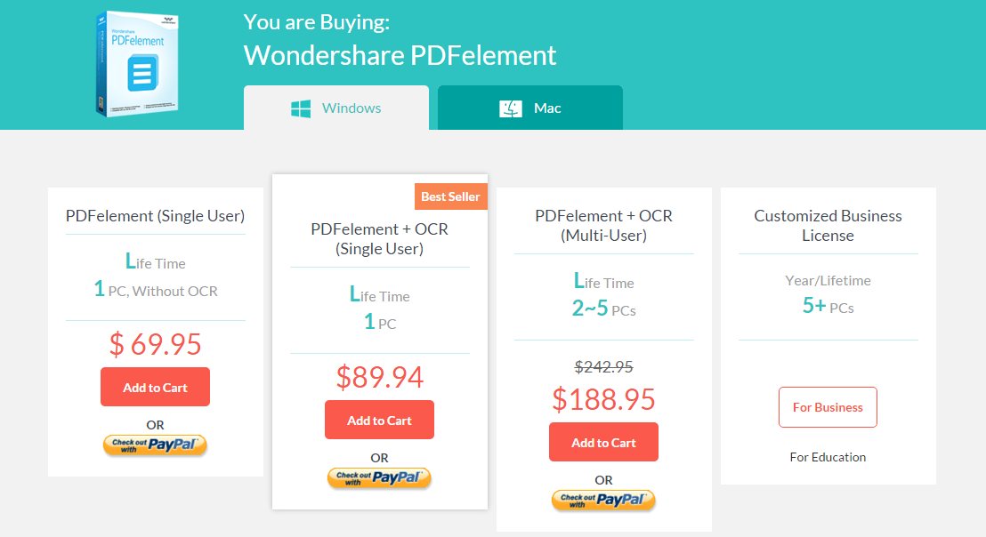 pdf element pricing