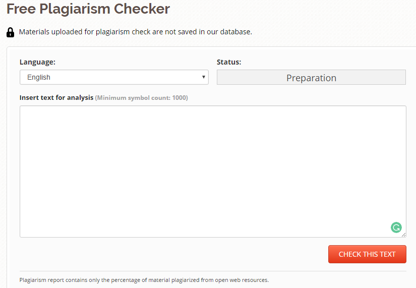 free plagiarism checker